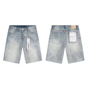 Men's Blue Denim Shorts